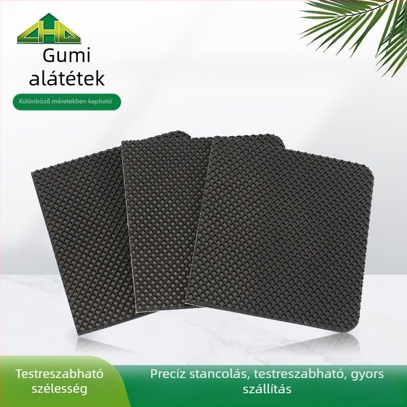 Hálós mintázatú gumis és szilikon alátétek, öntapadós csúszásmentes felülettel, kopásálló