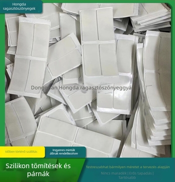 Átlátszó szilikon talptalp, tejfehér, öntapadós, csúszásmentes és vízálló