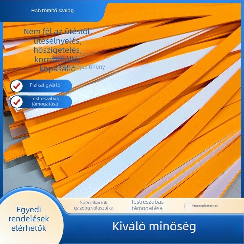 Személyre szabott EVA habcsíkok tömítéshez, rögzítéshez és ütésálló védőként – elektronikai, bútor- és csomagolási alkalmazásokhoz