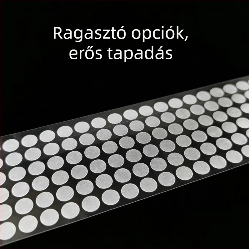 0,5 mm átlátszó hálós szilikon talpbetétek, kör alakúak, élelmiszer-minőségű, csúszásmentes, ütéscsillapító