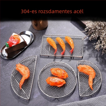 Rozsdamentes acél 304 grillháló tempura és sertéskarajhoz