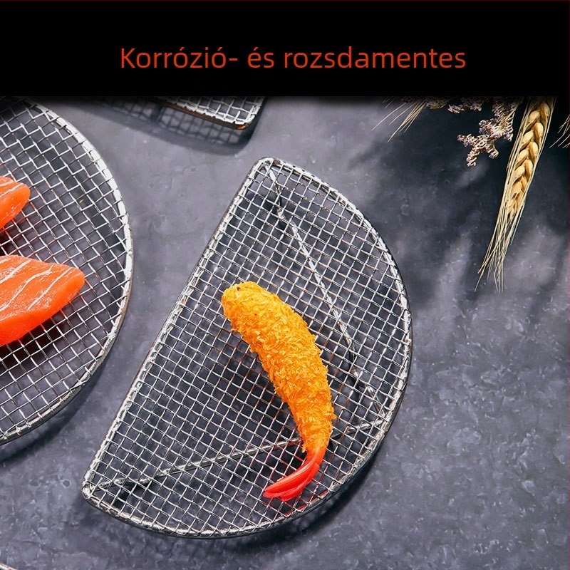 Rozsdamentes acél 304 grillháló tempura és sertéskarajhoz
