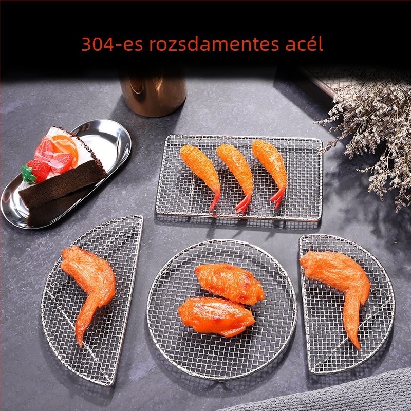 Rozsdamentes acél 304 grillháló tempura és sertéskarajhoz
