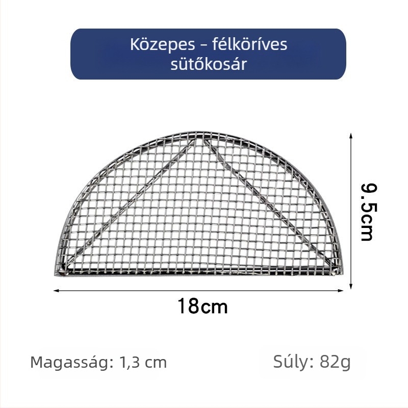 Rozsdamentes acél 304 grillháló tempura és sertéskarajhoz