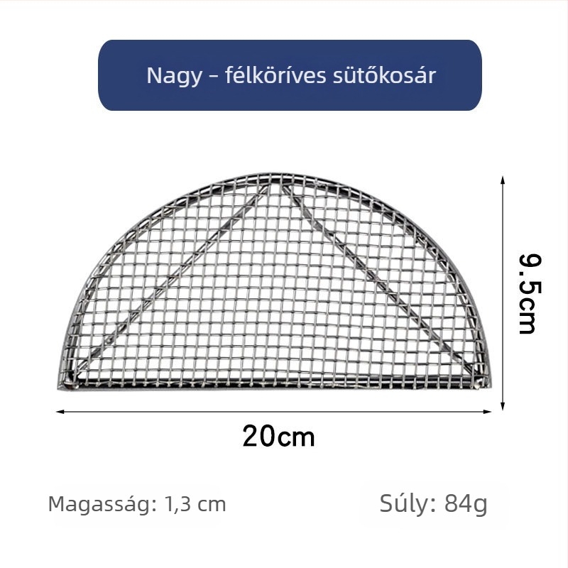 Rozsdamentes acél 304 grillháló tempura és sertéskarajhoz