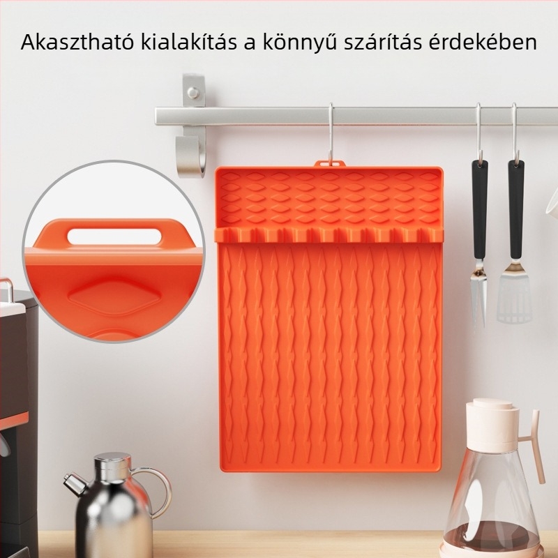 Blackstone grill szerszámokhoz szilikonvédő párna, porálló tisztító matrac, bal oldali tároló matrac, barbecue serpenyőhöz, frissített változat
