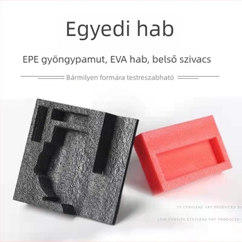 EPE gyöngyház pamut – csomagolási párnázó betétek, habos pamut belső támasz, testreszabható vastagság akár 300 mm