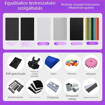 Személyre szabott EVA hab belső párnázat digitális eszközökhöz — ütés- és nedvességálló belső tartó, EVA anti-vibrációs betét drónokhoz