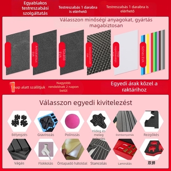 EVA hab belső párnázat szerszámtartó dobozhoz – integrált egydarabos formázás, testreszabható belső párnázat
