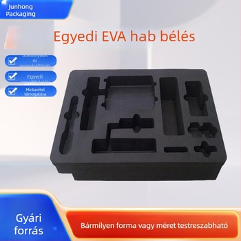 EVA habból készült párnázott bélés ütésvédelmet és antistatikus belső támaszt biztosít – elegáns csomagolási bélés