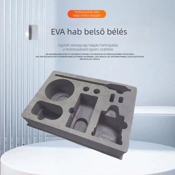 EVA habból készült párnázott bélés ütésvédelmet és antistatikus belső támaszt biztosít – elegáns csomagolási bélés