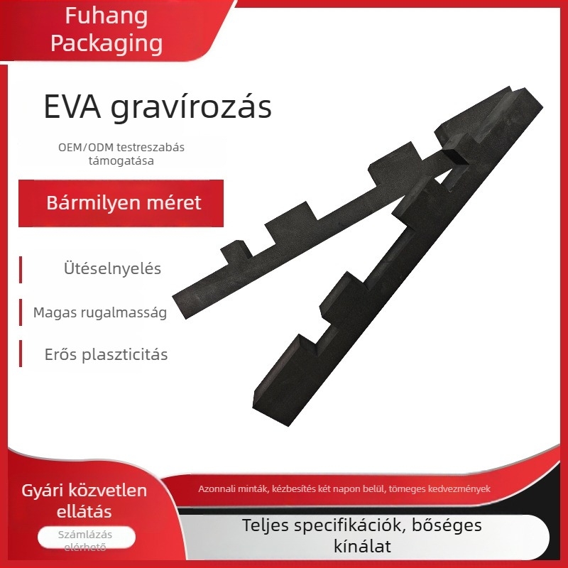 EVA hab belső párna nyomásálló pufferral és flocking felülettel csomagoláshoz