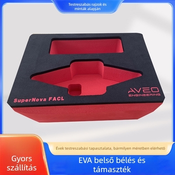 EVA habos belső bevonat gyöngyház pamuttal, testreszabható hablemezek, hangszigetelő belső tálca