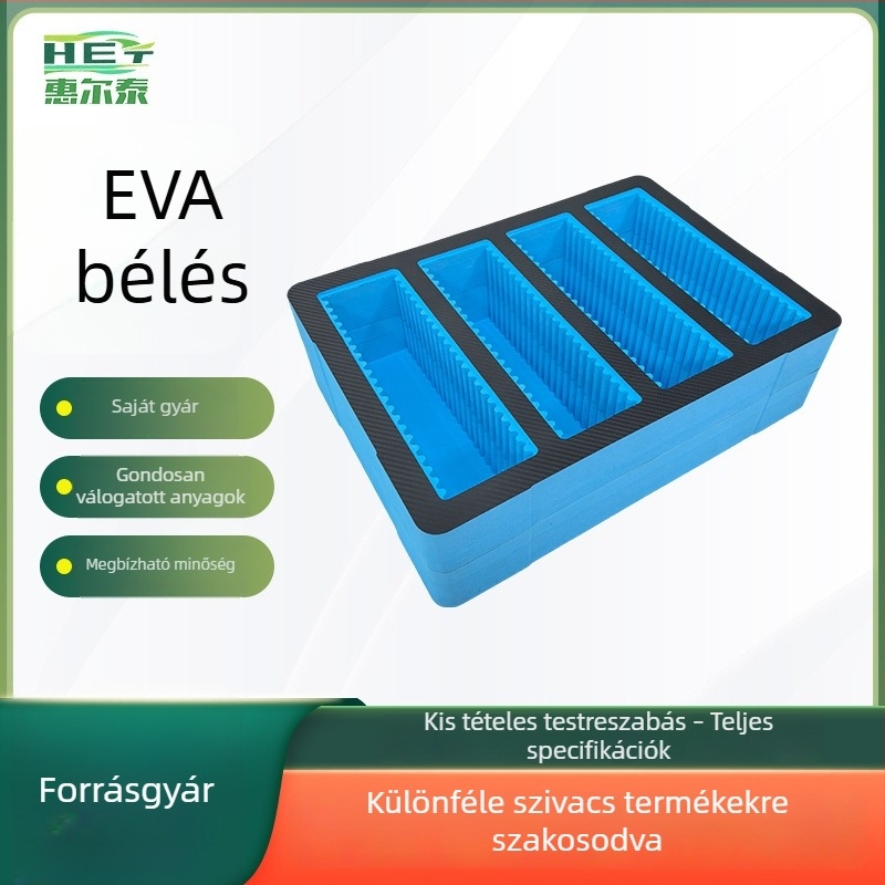 EVA hab bélés szerszámtárolókhoz, ütéscsillapító belső réteg és szénszálas EVA rész