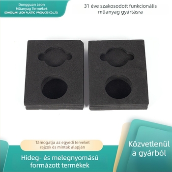 Fekete‑fehér EVA hab, tűzálló csomagolási belső bélés, ütéscsillapító belső tálca ajándékdobozokhoz