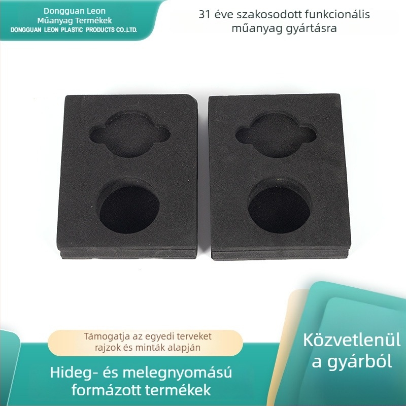 Fekete‑fehér EVA hab, tűzálló csomagolási belső bélés, ütéscsillapító belső tálca ajándékdobozokhoz