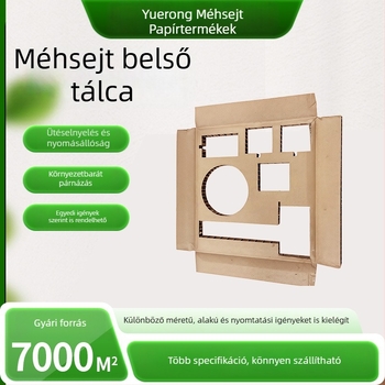 Belső cellás karton tál belső borítással, különleges alakú ütéscsillapító csomagolás