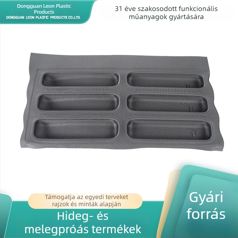 Személyre szabott hot‑ és cold‑press technikával készült EVA‑kompozit nylonhab belső támasz flockolt EVA béléses csomagoláshoz