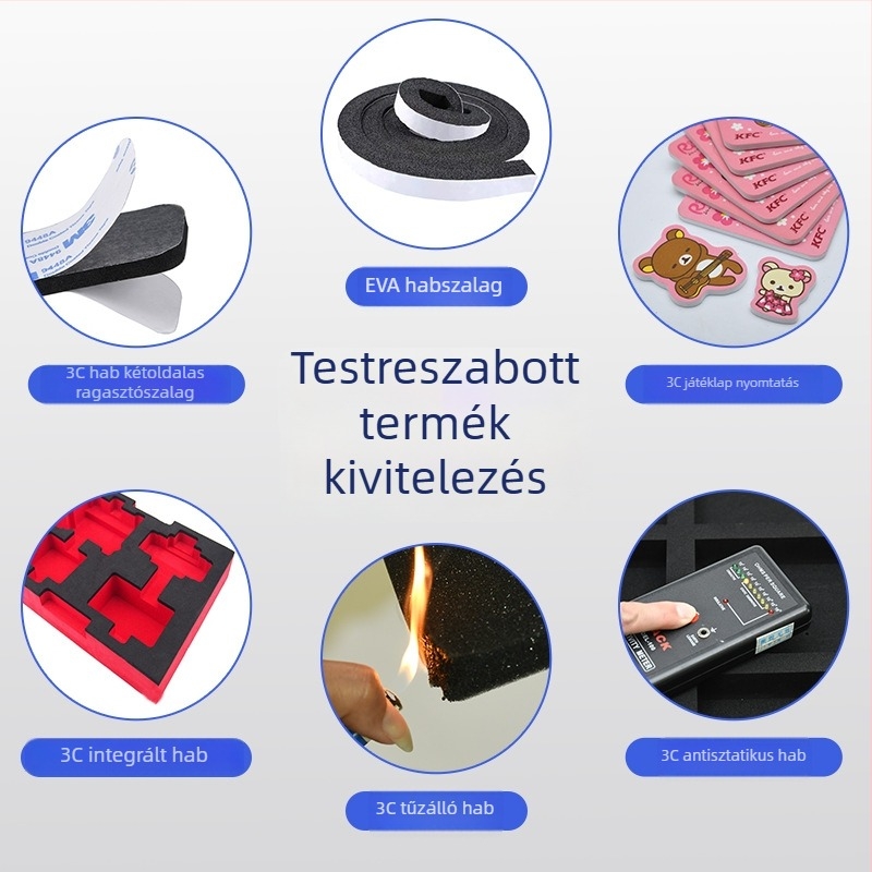 Személyre szabott EVA boros tálca belső bevonat, ütéscsillapító párnázás, belső tálca borhoz, meleg- és hidegnyomás, gravírozás és formázás, EVA csomagolóanyag