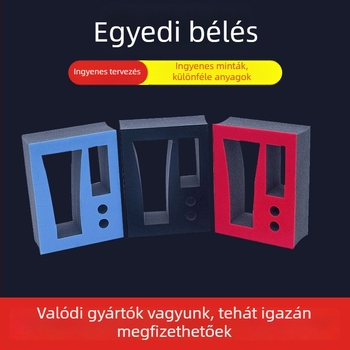 Személyre szabott EPE gyöngyös belső, EVA hab lemez és flockolt belső tálca díszdobozokhoz, ütésálló