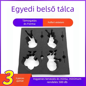 Gyöngy pamut hab belső tálca kozmetikumok és ékszerek csomagolásához, ütéscsillapító, ütközésvédő, testreszabható