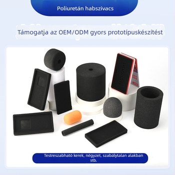 Egyedi PU szivacs belső tál USB-dobozhoz és csomagoláshoz, magas sűrűségű NBR szivacs