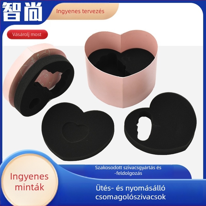 Egyedi PU szivacs belső tál USB-dobozhoz és csomagoláshoz, magas sűrűségű NBR szivacs