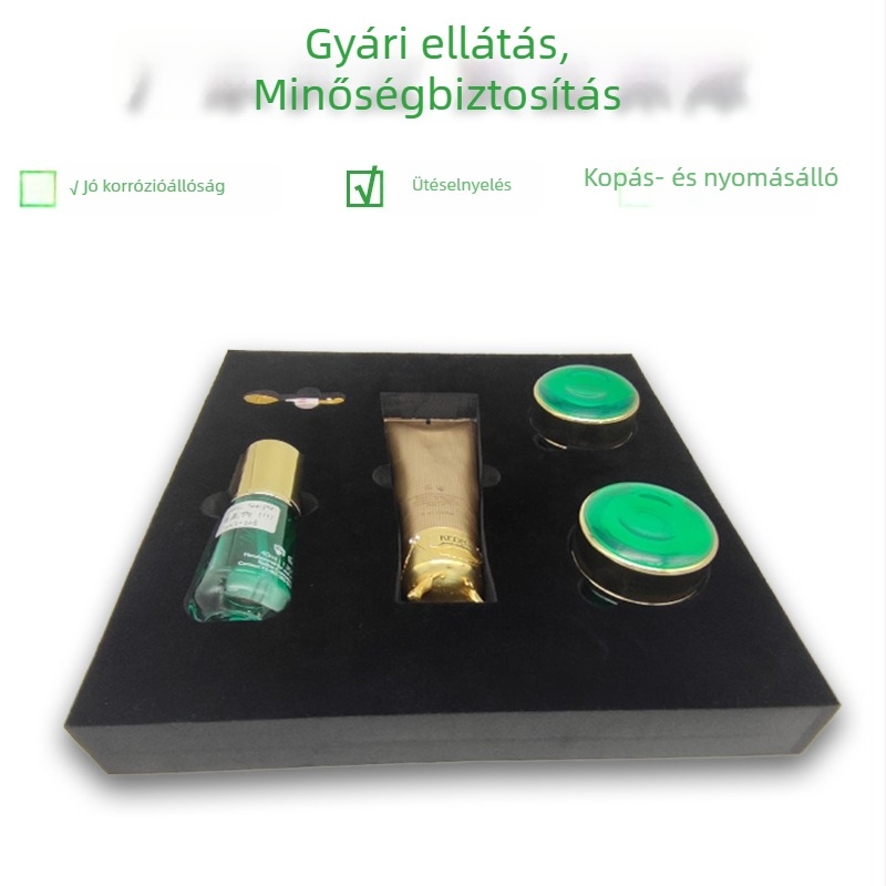 Személyre szabott ütésálló EVA csomagolóhab, bársonyos bélés kozmetikumokhoz és törékeny árucikkekhez