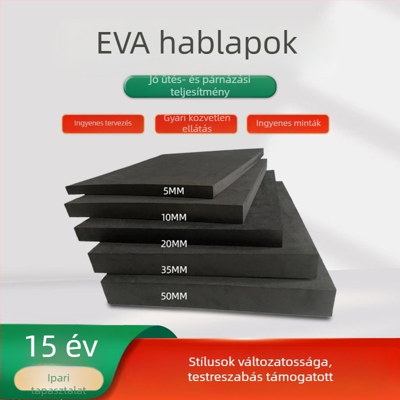 EVA habtekercs – nagy sűrűségű, tűzálló, antistatív, ütéscsillapító belső bevonóanyag (testreszabható)