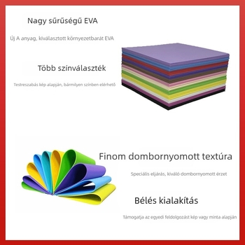 Egyedi EVA hab belső burkolat szerszámos dobozokhoz, fehér, dombornyomás és die-cut formázás