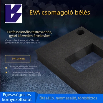 W Eva gravírozott bélés, testreszabható EVA hab belső tartó elektronikus készülékekhez, ütésálló