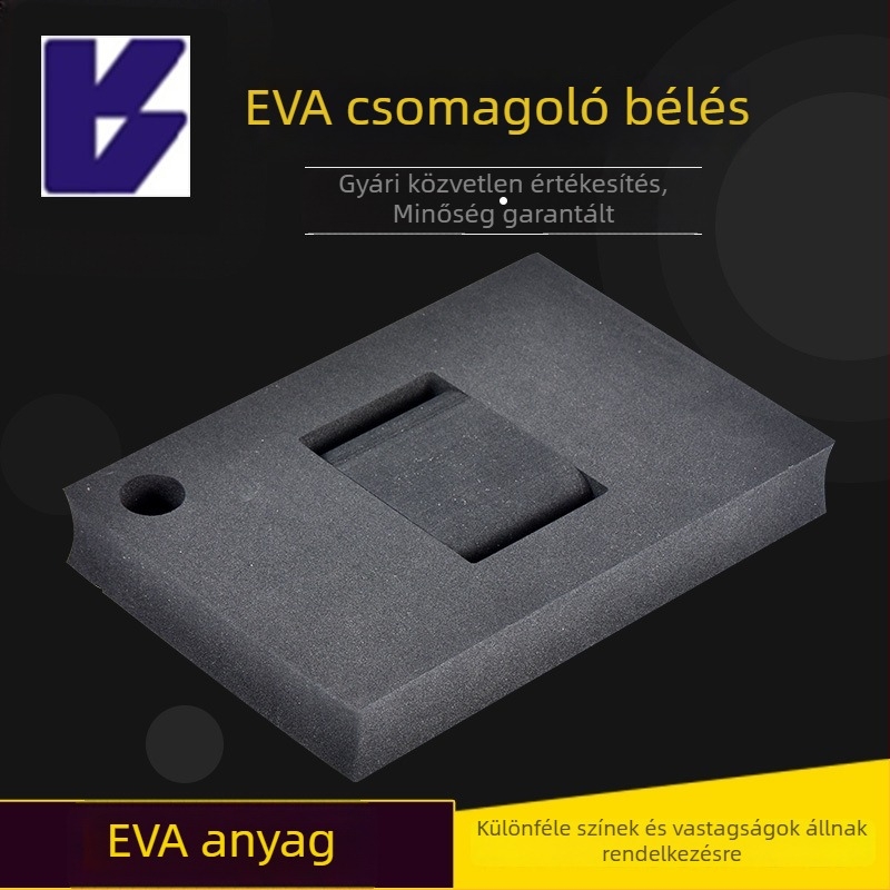 W Eva gravírozott bélés, testreszabható EVA hab belső tartó elektronikus készülékekhez, ütésálló