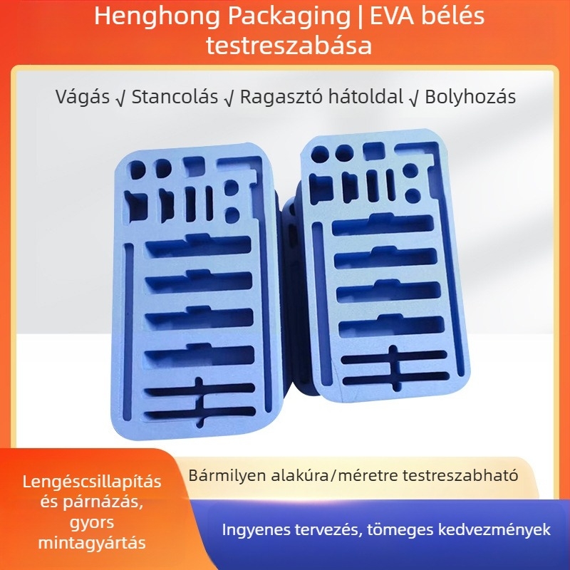 Henghong EVA hab belső támasztó csatornával, ütésvédő csík, szagtalan, tűzálló, antistatikus, 38–80°C