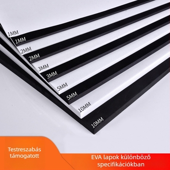 38° EVA hablap fekete-fehér, raktáron