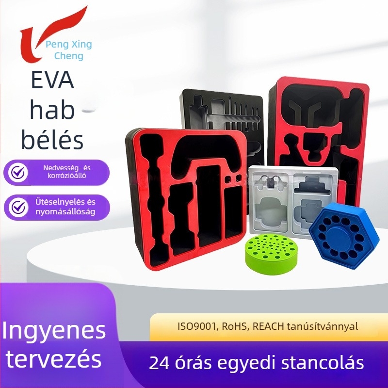 EVA hab belső bélés dróncsomagoláshoz, antistatikus, vastagított, ütésálló, formázott EVA belső