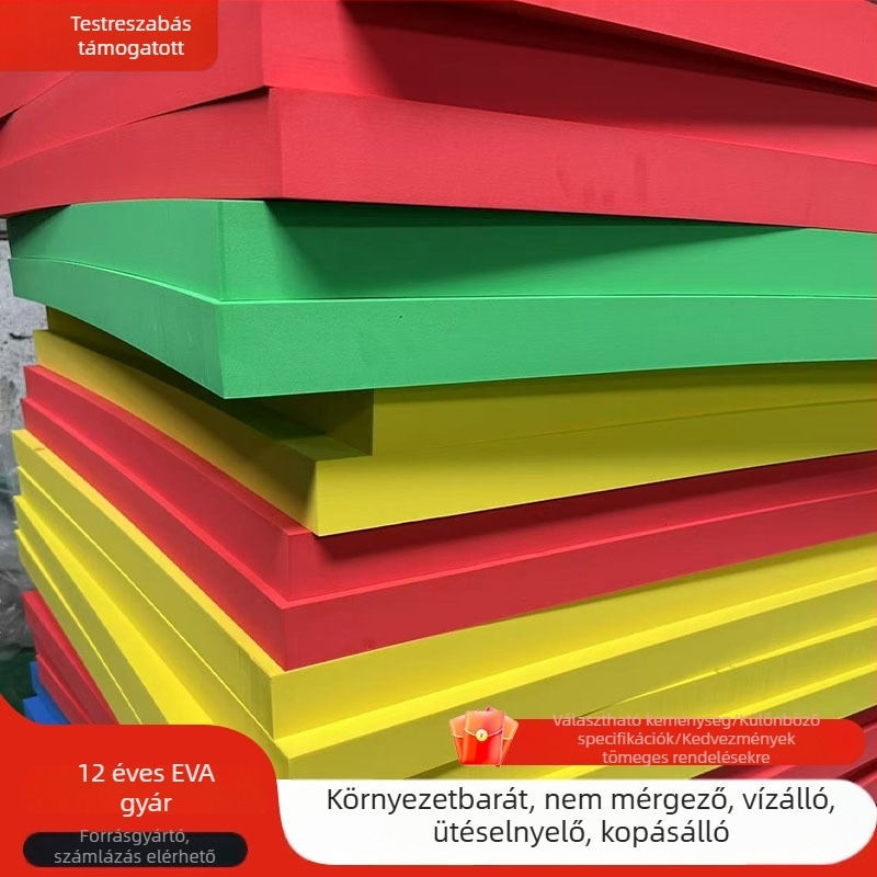 Színes EVA hab – nagy sűrűségű lapok, fekete-fehér, rekvizitekhez és cosplayhez, ütéscsillapító EVA hab