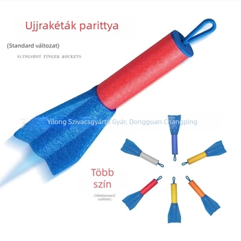 Gyerekeknek szánt EVA habból készült rakéta játék, színes, szórakoztató, kültéri repüléshez