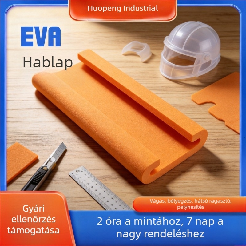 Színes egy darab EVA hablap cosplay kellékeihez, magas sűrűségű hablemez EVA bevágással