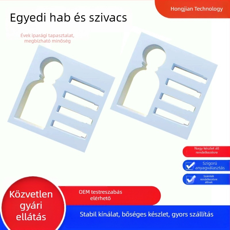 Antisztatikus EVA hab belső burkolat elektronikai termékek csomagolásához, egyedi alakú gravírozás, ütéscsillapító védelem
