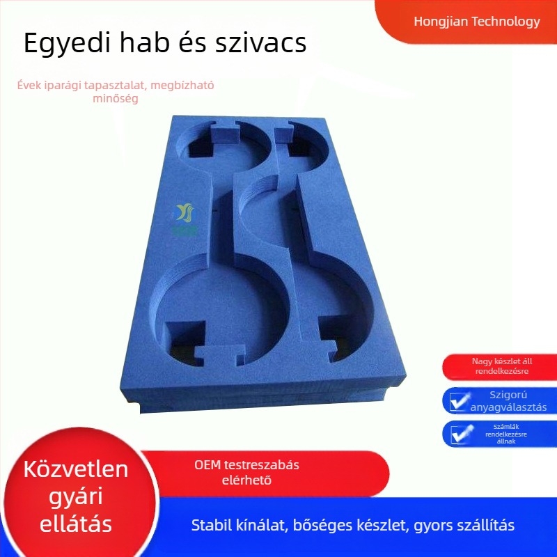 Antisztatikus EVA hab belső burkolat elektronikai termékek csomagolásához, egyedi alakú gravírozás, ütéscsillapító védelem