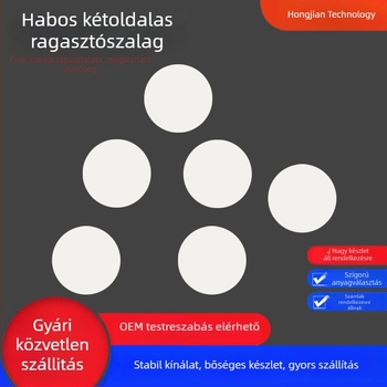 EVA hab duplaoldalas ragasztószalag, fekete és fehér, 1–10 mm vastagság