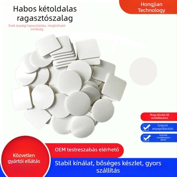 EVA hab duplaoldalas ragasztószalag, fekete és fehér, 1–10 mm vastagság