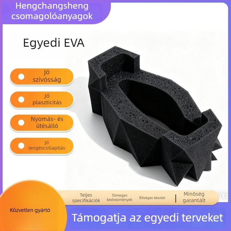 Antisztatikus, speciális alakú EVA hab belső bevonat és támasz a csomagoláshoz, ütésálló EVA hablemez egyedi gyártású