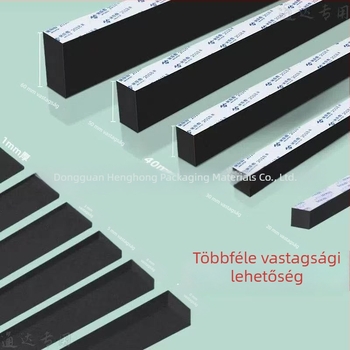 EVA habosított, kétoldalas ragasztószalag - szigeteléshez, hangszigeteléshez és rezgéscsillapításhoz (sűrűség 30–80 kg/m³)