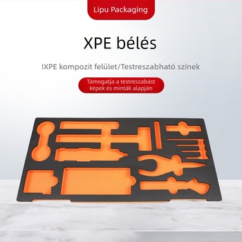 XPE hab belső betét szerszámos dobozhoz, EVA bevonat, IXPE hab