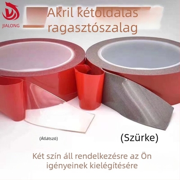 Magas viszkozitású akril kettős oldalú ragasztószalag EVA habbal, nano eltávolítható, erős tapadás