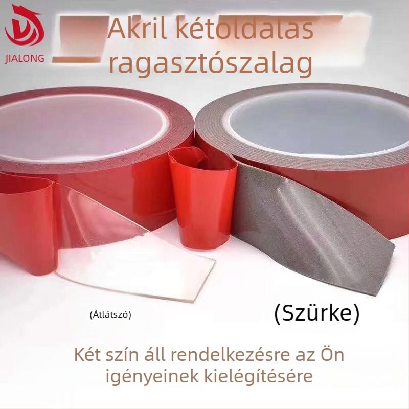 Magas viszkozitású akril kettős oldalú ragasztószalag EVA habbal, nano eltávolítható, erős tapadás
