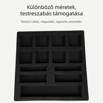 Narancssárga EVA hab gépekhez, magas rugalmasságú EVA hab, 55°-os késpad, ütéscsillapító EVA bélés