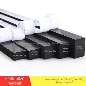 3M EVA habos szalag — egyoldalú és kétoldalú ragasztóval ellátott tömítőcsík EVA habból, 3 mm vastagság, nagy sűrűségű hangszigetelés