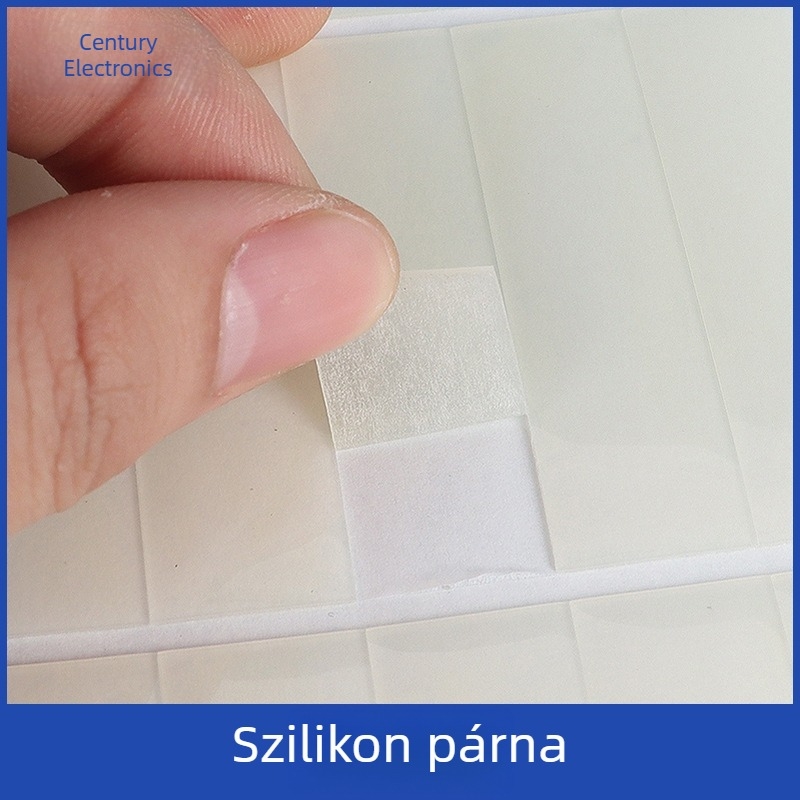 Körkörös szilikon pad, kétoldalas ragasztóval, önálló tapadó lábpad, fekete, kopásálló, magas viszkozitású, csúszásmentes elektronikai eszközökhöz